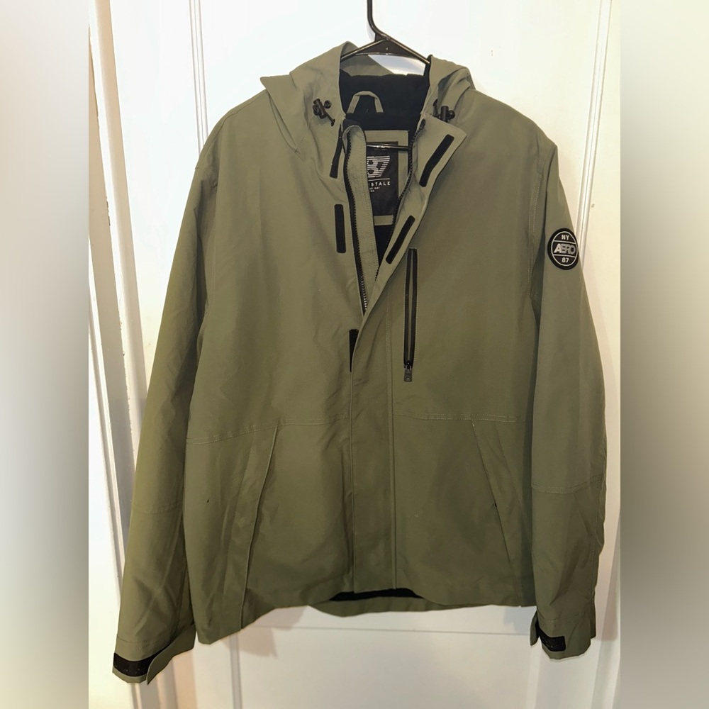 Aeropostale Army Green Jacket size L - Picture 3 of 8